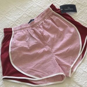 NWT LAUREN JAMES seersucker shorts